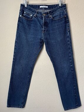 Givenchy Paris Men's Star Pocket Dark Wash Skinny Jeans